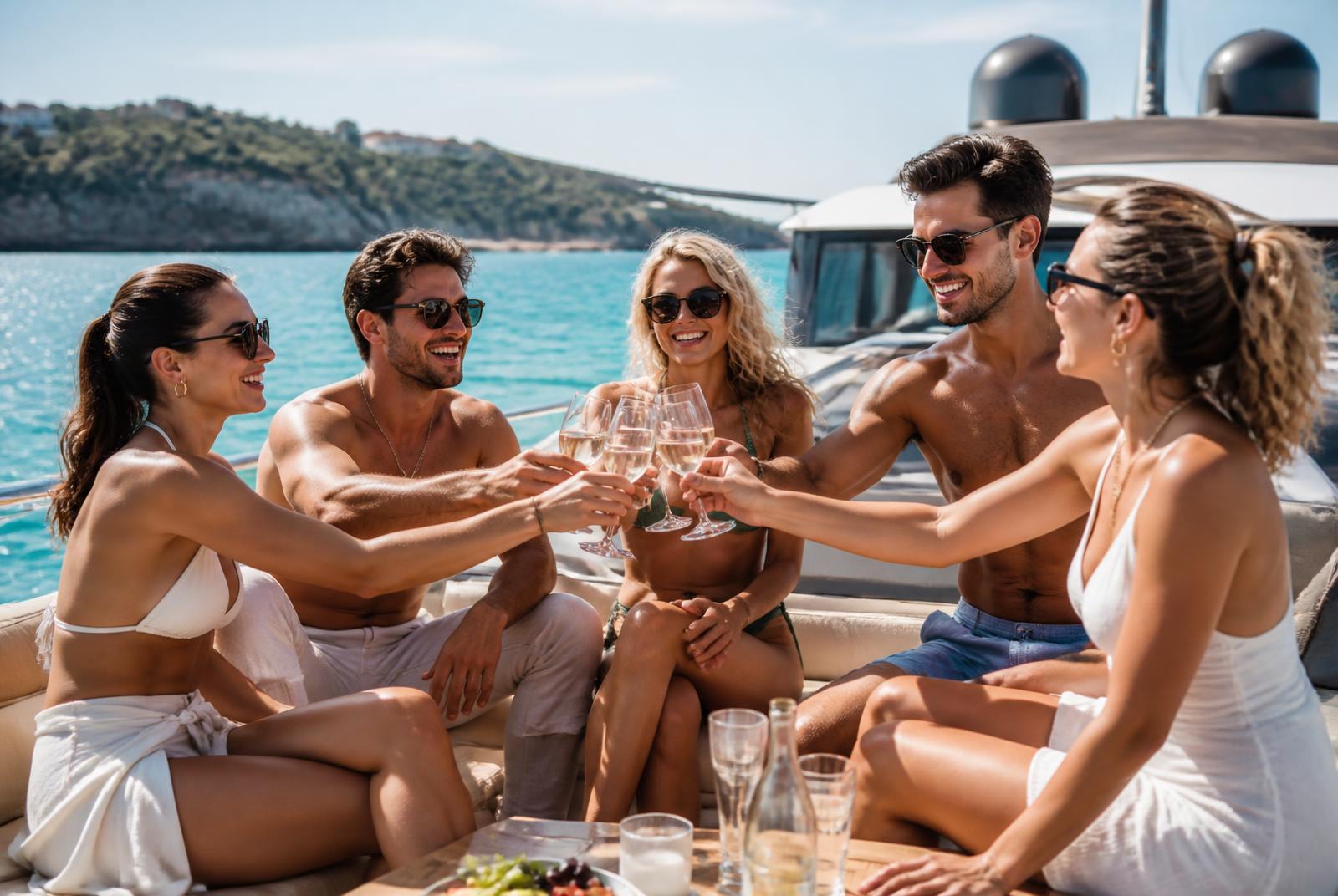 Sun deck celebrations — your group, your playlist, all weekend long.